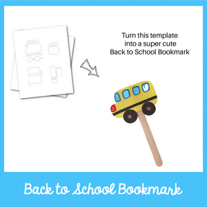 Back to School Bookmark Template