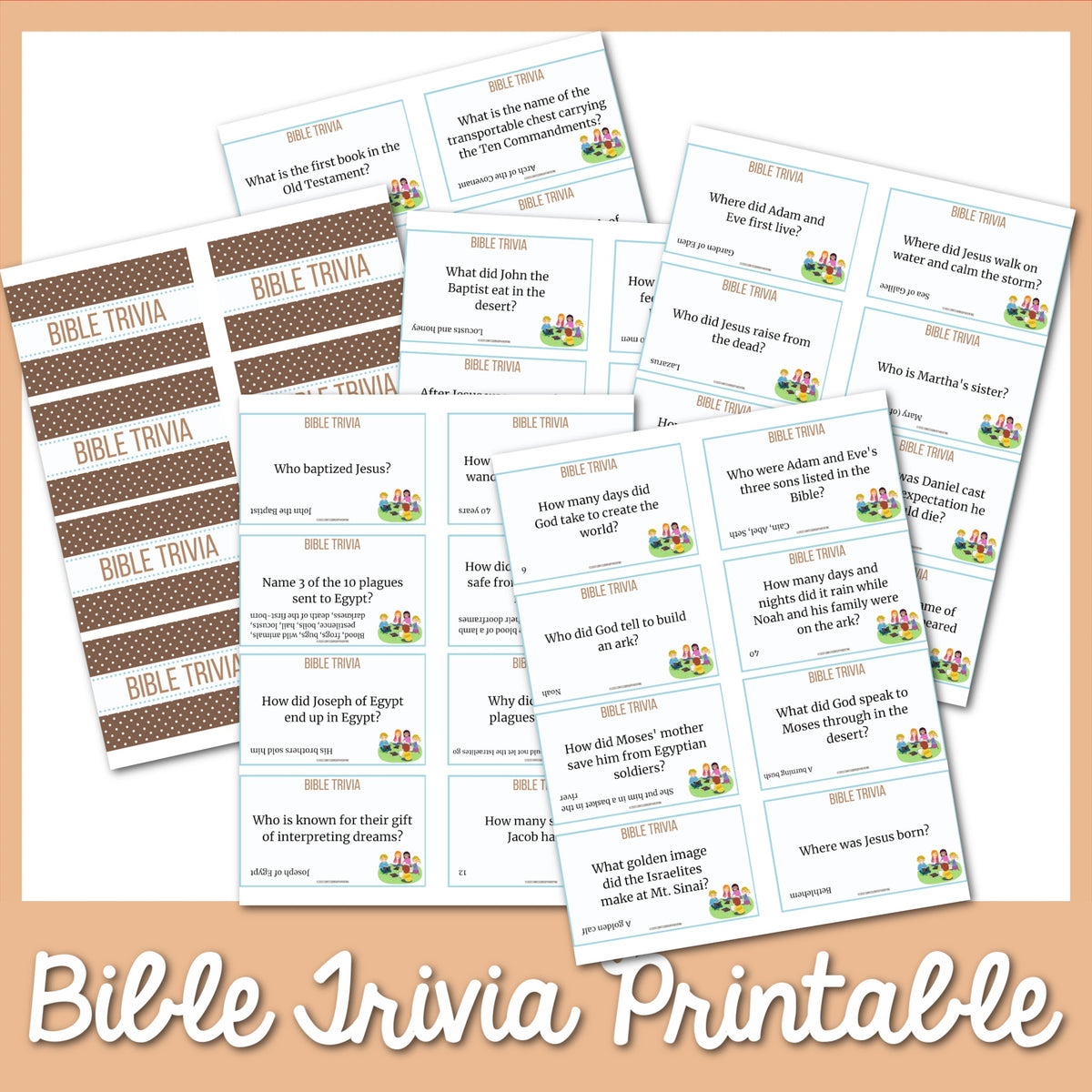 Bible Trivia Printable – MicheleTripple