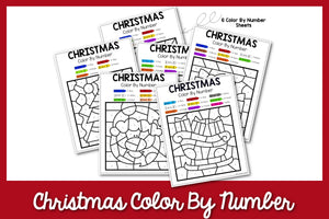 Christmas Color By Number
