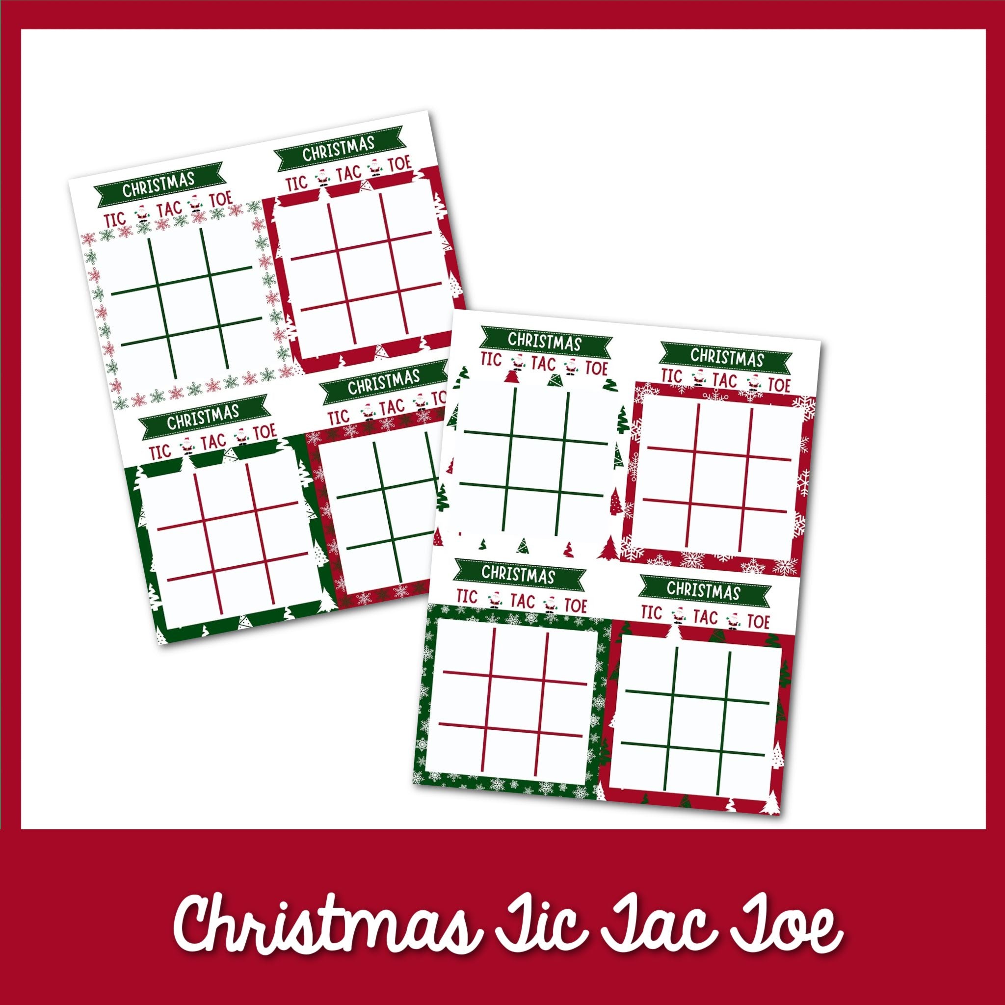 Christmas Tic Tac Toe