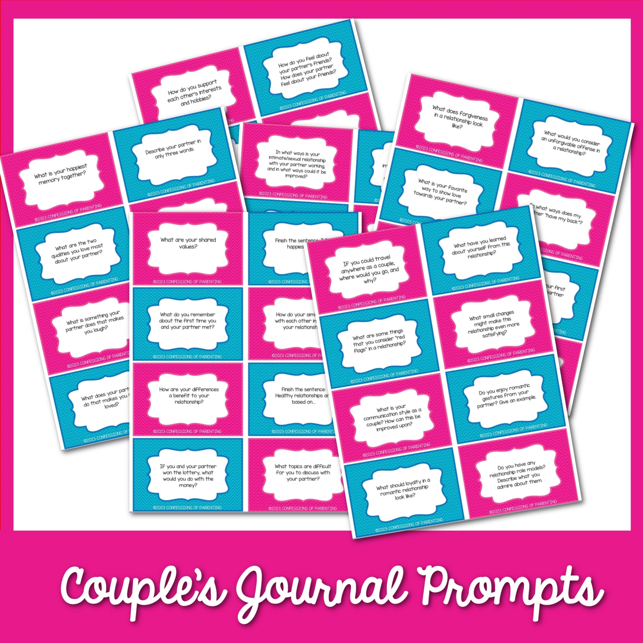 Couples Journal Prompts – MicheleTripple