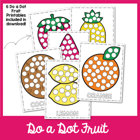 Fruit Do A Dot Printables