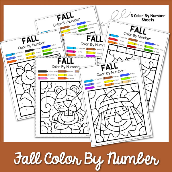 Fall Color By Number