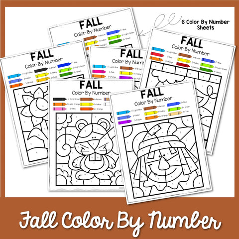 Fall Color By Number