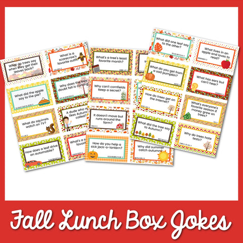 Fall Lunch Box Jokes