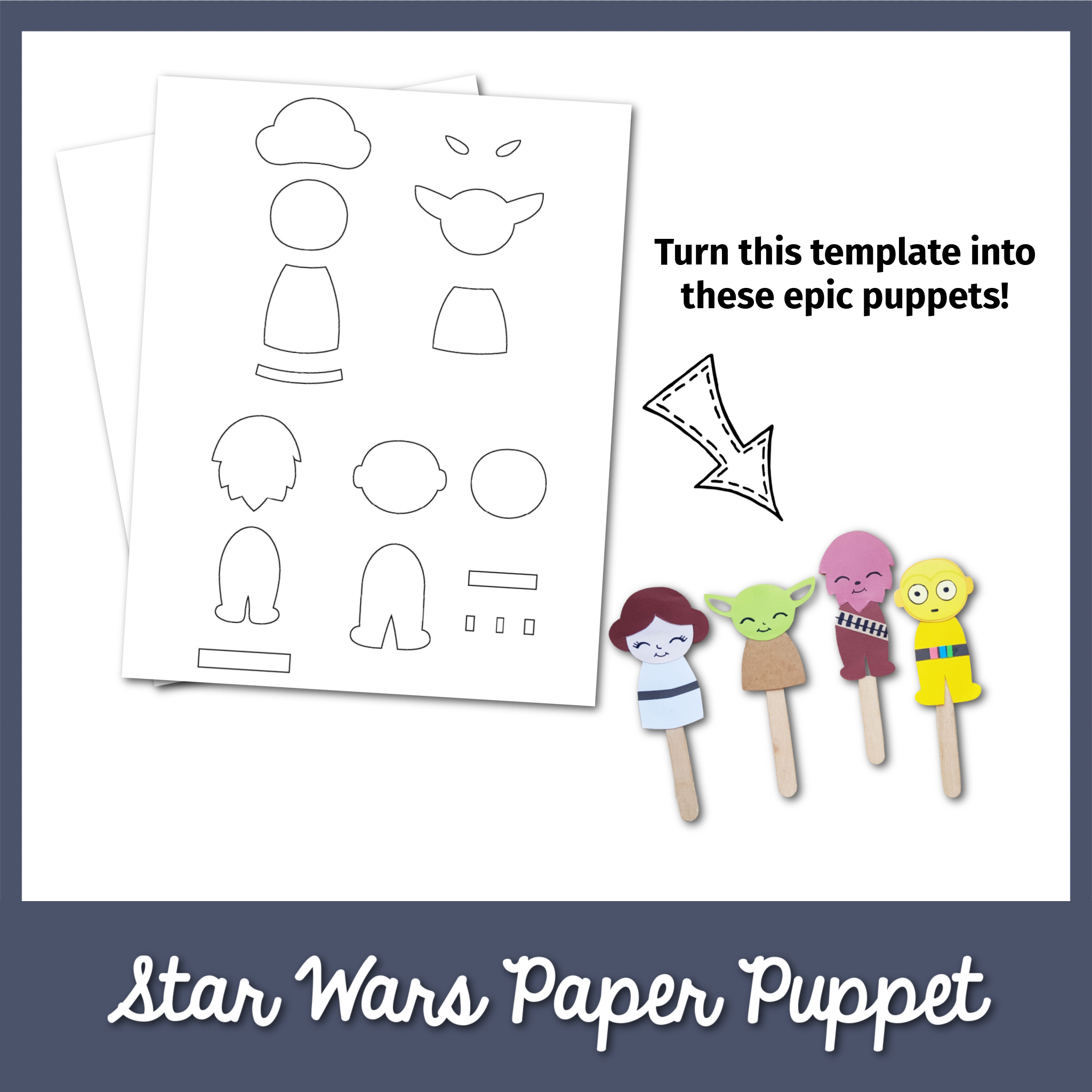Star Wars Puppets Papercraft