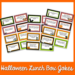 24 Printable Halloween Lunch Box Jokes