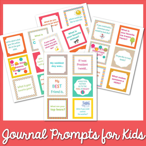 48 Journal Prompts For Kids