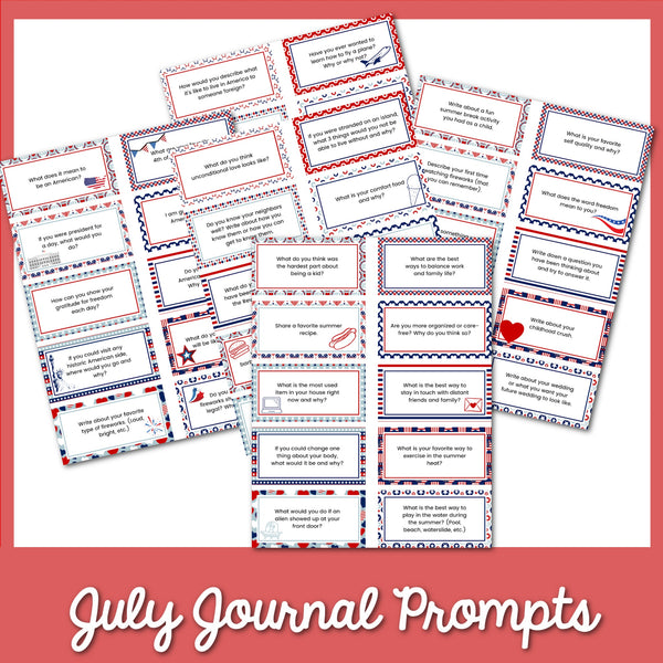 50 July Journal Prompts