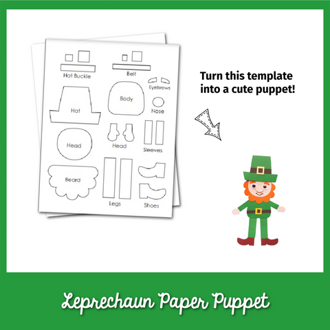 Leprechaun Paper Puppet