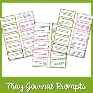 May Journal Prompts