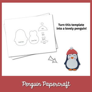Penguin Papercraft Template