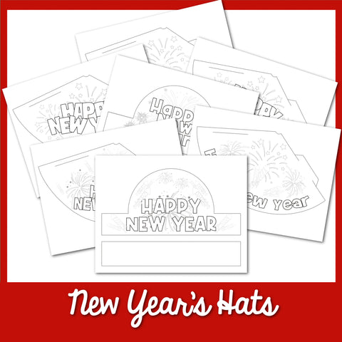 New Year's Hat Printable