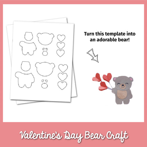 Valentine's Day Bear Craft