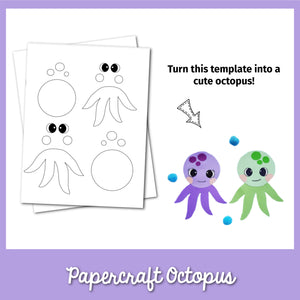 Papercraft Octopus Template