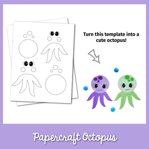 Papercraft Octopus Template