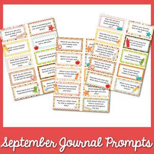 September Writing Prompts