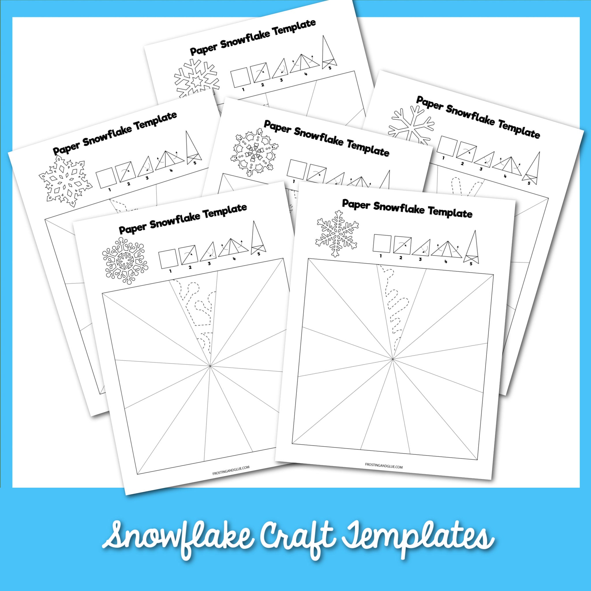 Snowflake Craft Templates