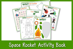 Space Rocket Activity Book