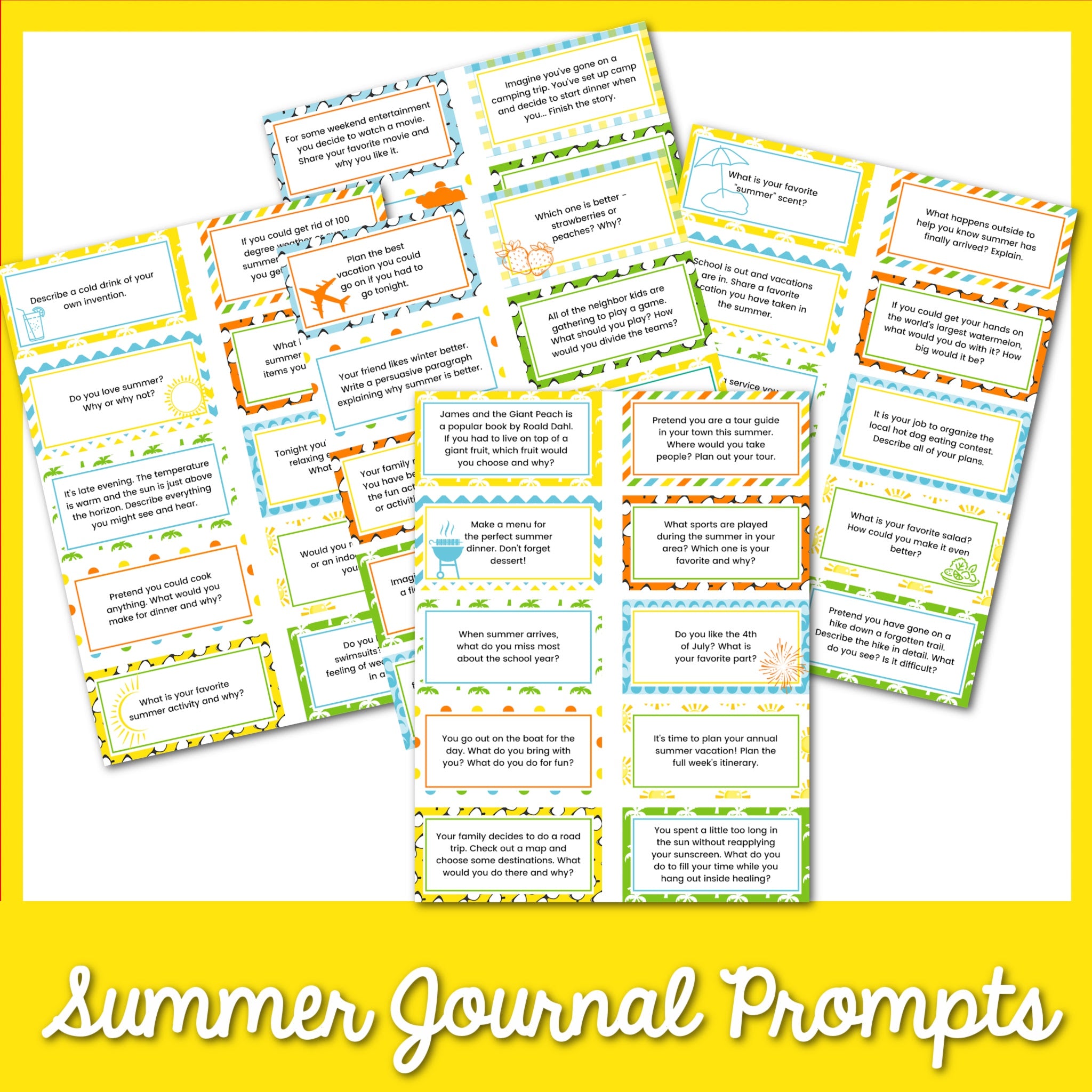 50 Summer Journal Prompts