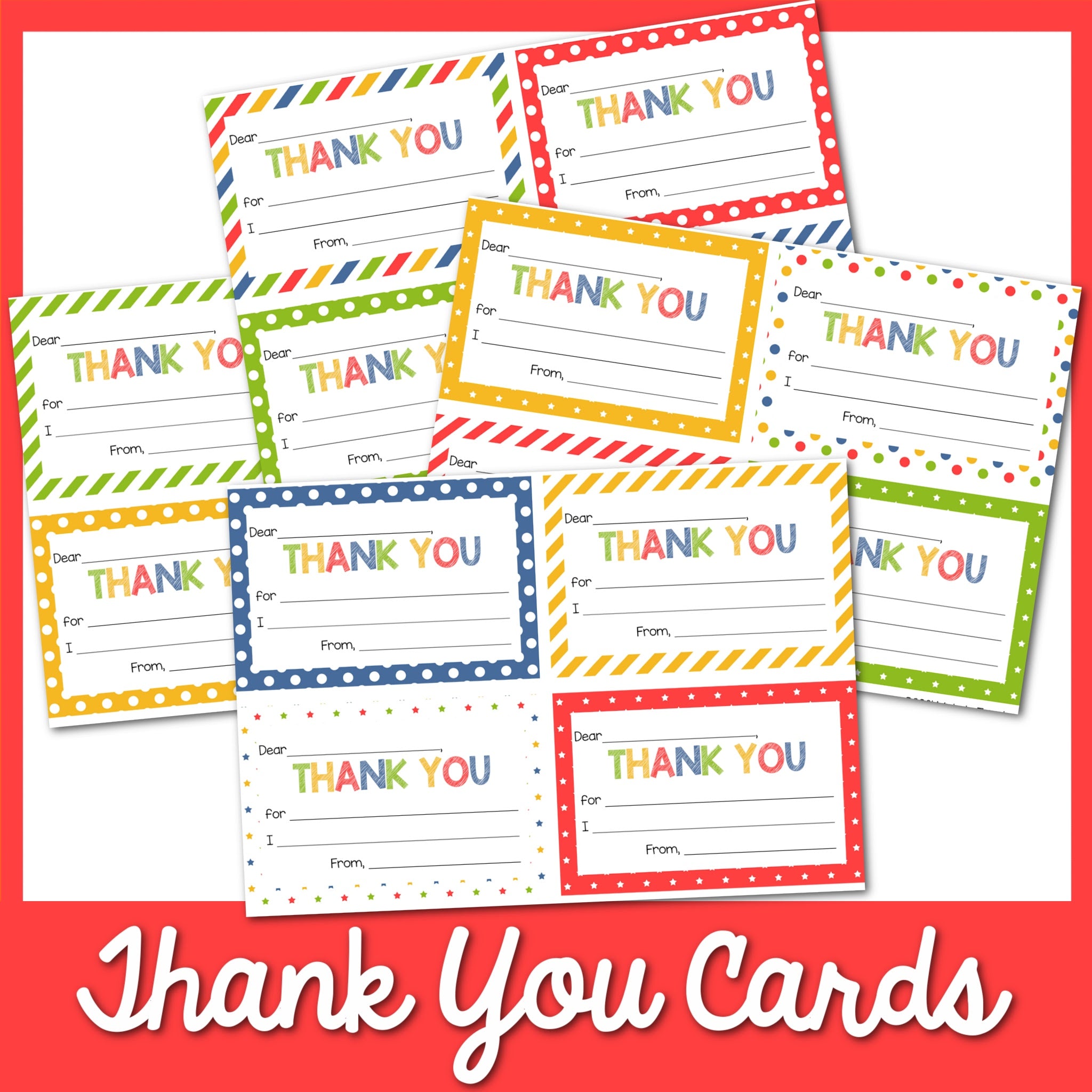 thank you cards for printable thank you cards for kids
