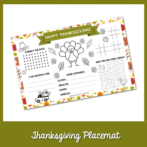Thanksgiving Placemat
