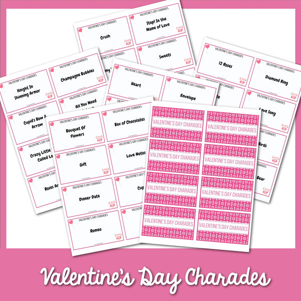 Valentine's Day Themed Super Bundle of Activities, Games, and Crafts