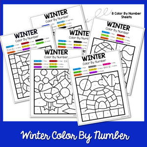 Winter Color By Number