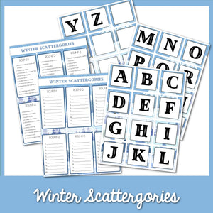 Winter Scattergories