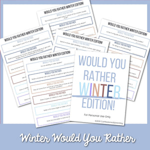 Winter Would You Rather Questions