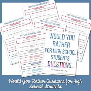 Would You Rather Questions For High School Students