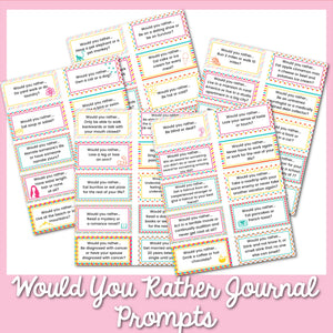 50 Would You Rather Journal Prompts